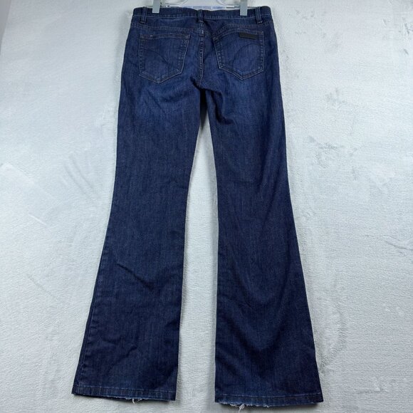 Joe's Jeans Women's Bootcut Leg Size W27 Dark Wash Stretch Mid Rise Blue - Picture 2 of 11